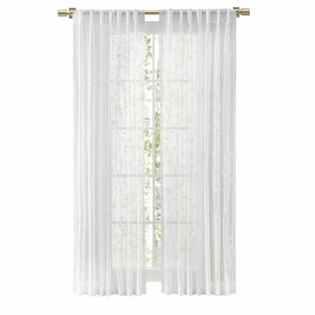 RICARDO Ricardo Sheer Blossom Rod Pocket/Back Tab Curtain Panel 02988-70-096-01